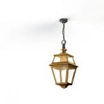 Place des Vosges 02.01. | Pendelleuchte aus Messing von Roger Pradier